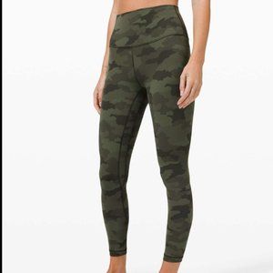 Lululemon Align Pant 25" - Incognito Camo Multi Gator Green